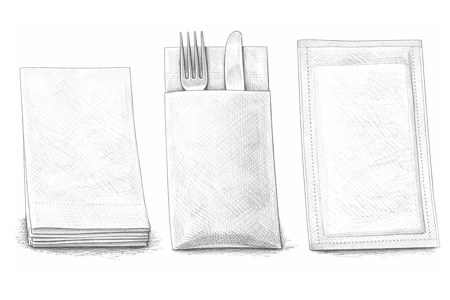Servietten Bestecktaschen KöglDruck